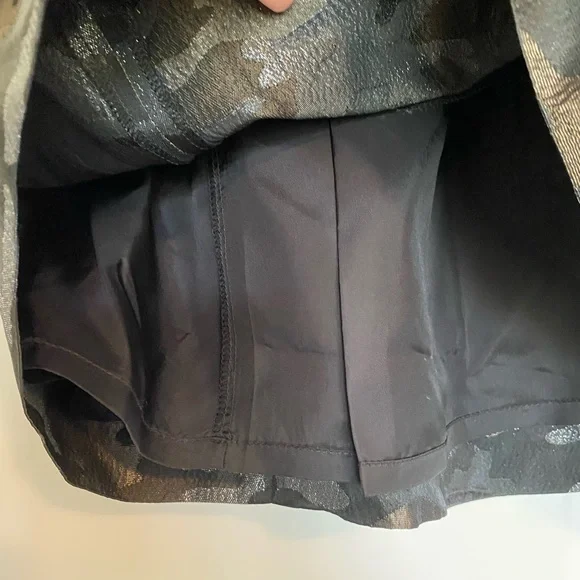 Pink Tartan Gray Black Bubble Cargo Skirt - Picture 2 of 5